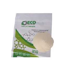 Composto PVC Dry Blend Expandido em pó  Dureza 60 Saco com 25kg