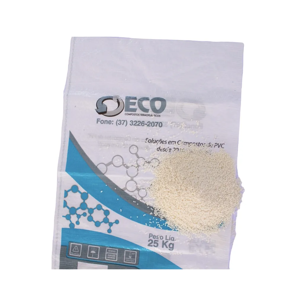 Composto PVC Tech Caps Micro Expandido Granulado Dureza 55 Saco com 25kg