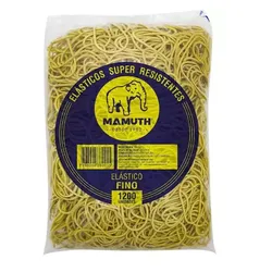 Elástico amarelo fino (Pacote 1 KG)